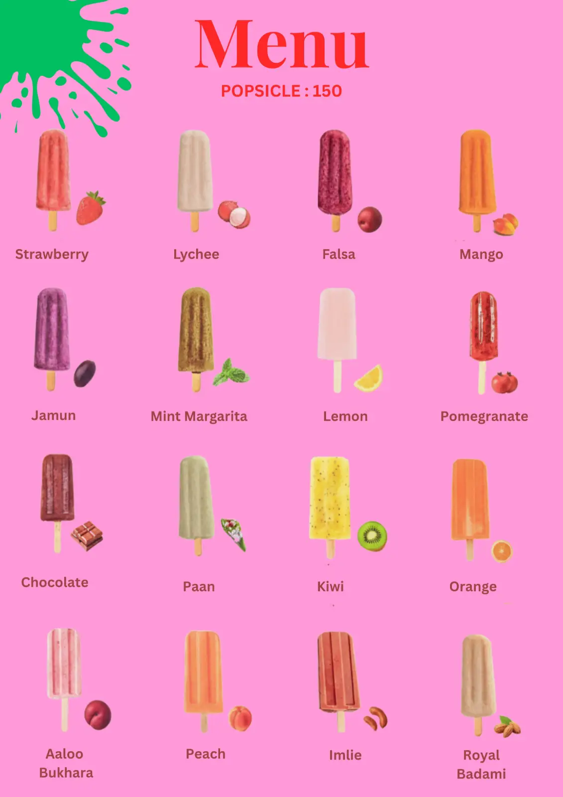 Melado Menu