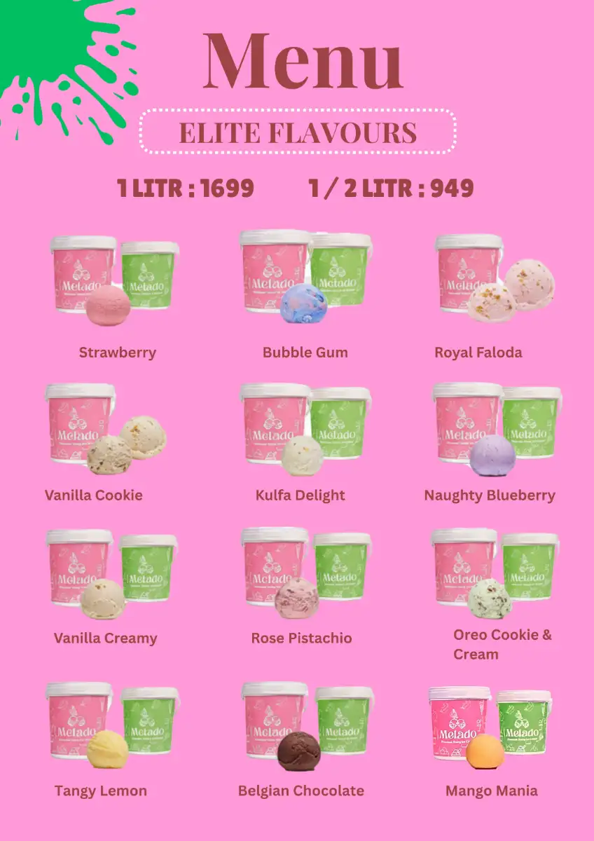 Melado Menu